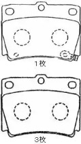 Комплект тормозных колодок AISIN D2N022